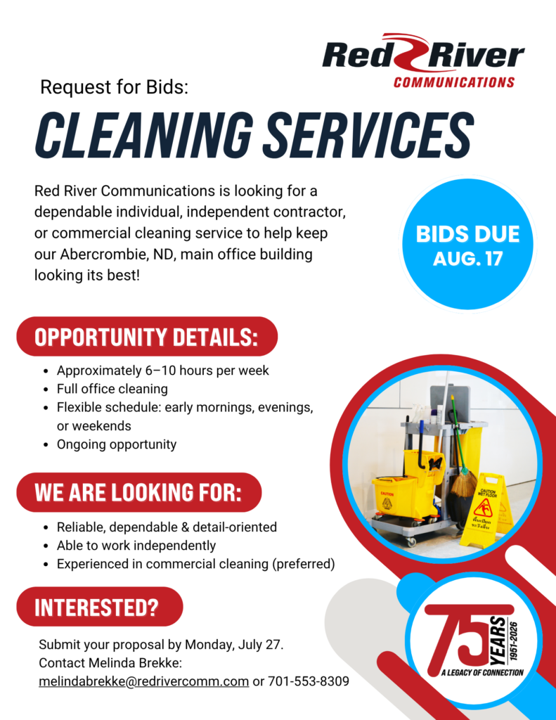 Blue And White Illustrative Cleaning Services Flyer