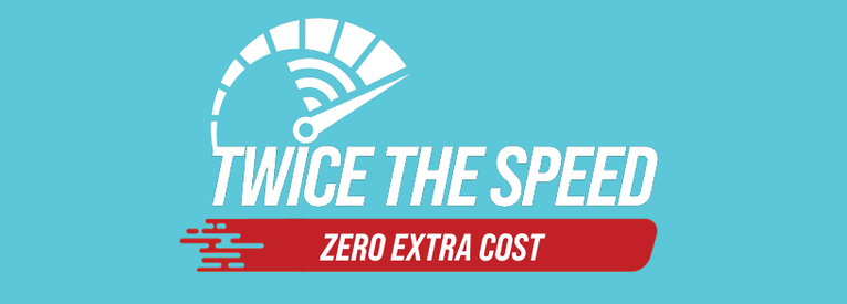 twice the speed \- blog header1